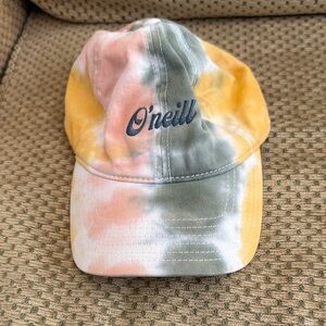 O'Neill Tie-Dye Cap in Yellow, Green, Peach